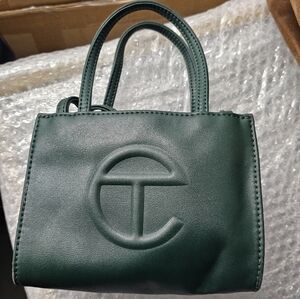 TELFAR Small Dark Olive Shopping Bag